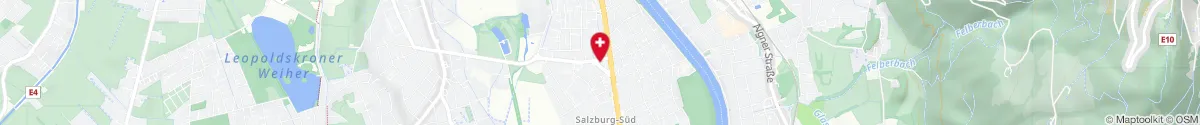 Kartendarstellung des Standorts für Josefiau-Apotheke in 5020 Salzburg